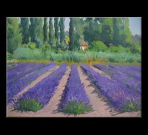 Solerieux, Summer Day, 10x20, oil on wood panel $975