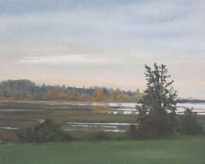 Marsh Twilight, 8x10, 450