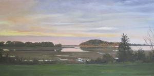 Marsh Twilight, II, 15x30, 2,500