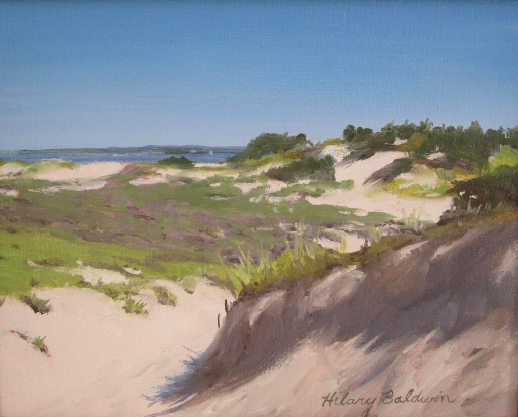 Walk through the dunes, oil, 12x16 $925