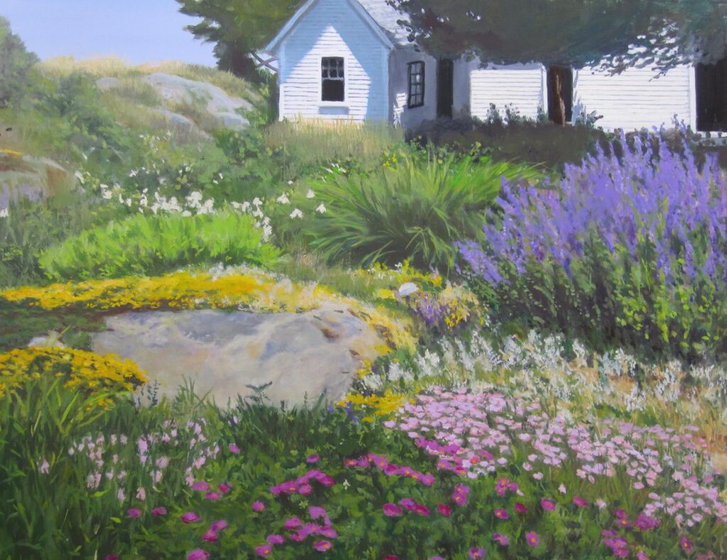 Monhegan Garden, 20x24, $3000