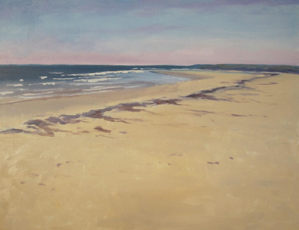 Quiet Beach,11, 16x20, oil, $2000