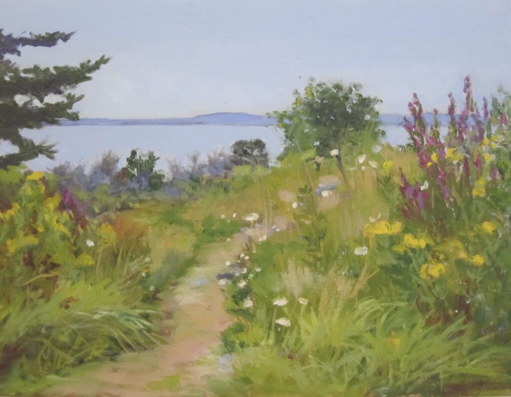 "Behind the Schoolhouse", 9x12, 650