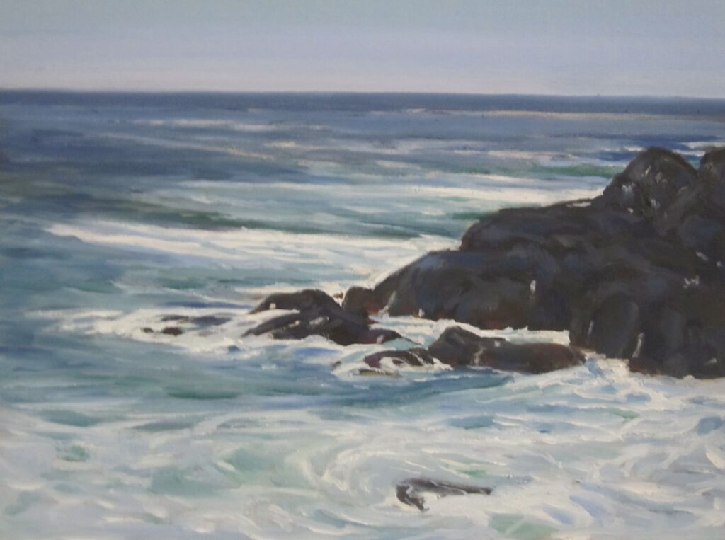 "Christmas Cove August Afternoon", 9x12, 650